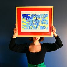 Framed illustration . Traditional illustration project by Roxane Campoy - 09.20.2021