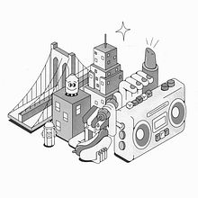 Only In New York-Culture Trip. Un progetto di Illustrazione digitale, Design, Illustrazione tradizionale e Product design di Ana Pérez López - 20.09.2021