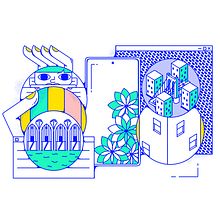 Samsung Tv-GQ Spain. Een project van Traditionele illustratie y Redactionele illustratie van Ana Pérez López - 20.09.2021