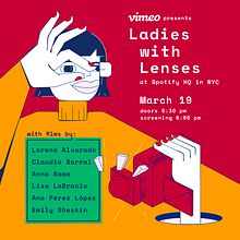 Spotify Vimeo: Women with Lenses. Een project van Traditionele illustratie van Ana Pérez López - 20.09.2021
