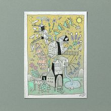 Alpin Hostel. Traditional illustration project by Philippine Vidart - 09.20.2020
