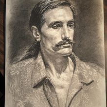My project in Realistic Portraits Using Charcoal course. Traditional illustration, Fine Arts, Drawing, Portrait Drawing, and Realistic Drawing project by bryce174 - 09.30.2021