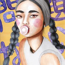 Mondai Nai . Ilustrasi tradisional, Menggambar, Ilustrasi Digital, Dan Lukisan Cat Air proyek oleh Chiara Grandi - 09.21.2021