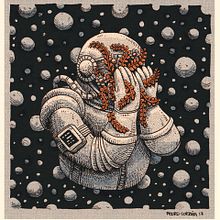 Space Garden. Traditional illustration project by Pedro Correa - 09.21.2021