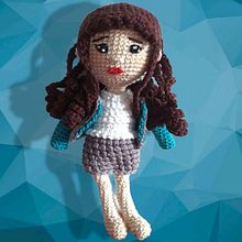 Mon projet du cours : Amigurumi : créez des tenues, des coiffures et des accessoires. Arts, Crafts, To, Design, Fiber Arts, Crochet, and Amigurumi project by Aude Silva - 09.20.2021
