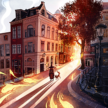 My project in Cinematic Digital Illustration with Photoshop course. Projekt z dziedziny Concept art, Trad, c, jna ilustracja, Ilustracja c i frowa użytkownika Alice Jacob - 15.09.2021