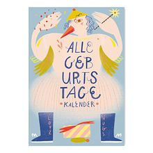 Calendar to remember birthday dates. Traditional illustration, Paper Craft, Digital Illustration, and Editorial Illustration project by Franziska Uhlig - 08.25.2021