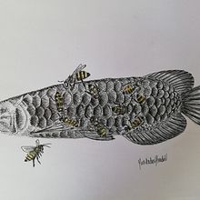 Mi Proyecto del curso: Ilustración surrealista con rotuladores. Traditional illustration, Pencil Drawing, Drawing, Realistic Drawing, Artistic Drawing & Ink Illustration project by yudipv83 - 09.21.2021