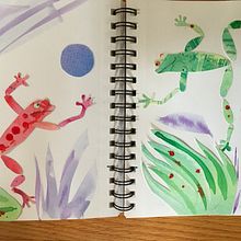 Some collages in Creative Watercolor Sketching for Beginners course. Creativit, Watercolor Painting, Sketchbook, Traditional illustration, Sketching, and Drawing project by mia.mass - 09.21.2021