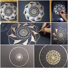 Mi Proyecto del curso: El arte de dibujar mandalas: crea patrones geométricos. Drawing & Ink Illustration project by Ana Karina Moreno - 09.21.2021