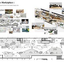 The Garden Marketplace. Retail Design project by Phiphak Christopher - 09.21.2021