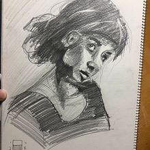 My project in Artistic Portrait Drawing: Capture Authentic Expressions course. Traditional illustration, Fine Arts, Sketching, Pencil Drawing, Drawing, Portrait Drawing, Realistic Drawing, Artistic Drawing, and Figure Drawing project by Patrick Sherriff - 09.21.2021