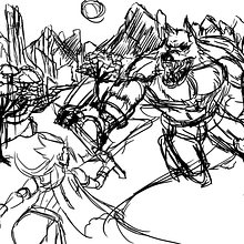 Meu projeto do curso: Concept Art: introdução ao design de cenários. Traditional illustration, Film, Video, TV, Animation, Digital Illustration, Video Games, Concept Art, and Game Design project by Carleões Gomes - 09.21.2021