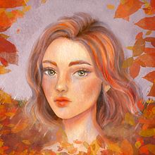 My project in Digital Fantasy Portraits with Photoshop course. Ilustração tradicional, Desenho, Ilustração digital, Desenho de retrato, Desenho digital, e Pintura digital projeto de Alise Lake Sandri - 21.09.2021