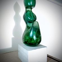"Decepción" - Escultura en Resina Polimérica y Óleo. Projekt z dziedziny Rzeźba,  Sztuki piękne, Kreat, wność i Teoria barw użytkownika Claudia Ortiz Almendares - 22.09.2021