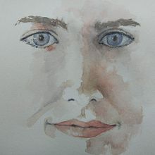 My project in  Watercolor Portrait Sketchbook course. Un proyecto de Pintura, Pintura a la acuarela, Dibujo de Retrato y Sketchbook de anne_babington - 22.09.2021