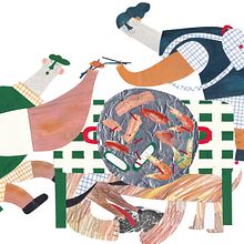 Joyful Collage. Un progetto di Illustrazione tradizionale, Artigianato e Collage di Pei Pei Chen - 21.09.2021