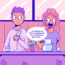 Mi Proyecto del curso: Ilustración de viñetas para redes sociales Ein Projekt aus dem Bereich Traditionelle Illustration, Comic, Social Media, Zeichnung, Digitale Illustration, Instagram und Digitale Zeichnung von Junior Reyes - 22.09.2021