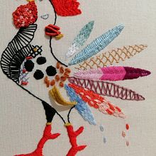 Mi Proyecto del curso: Técnicas de bordado: ilustrando con hilo y aguja. Un proyecto de Bordado de Adela V - 22.09.2021