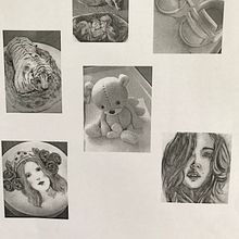 test figurines et fleurs . Projekt z dziedziny Rzeźba użytkownika esilda carraz - 22.09.2021