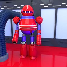 Roboto. Un progetto di 3D, Modellazione 3D e Character design 3D di Luis Plaza - 22.09.2021