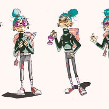 Estudio de personajes. Character Design project by Sebastian Londoño - 09.23.2021