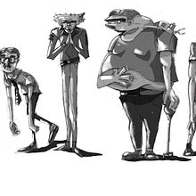 Estudio de personajes. Character Design project by Sebastian Londoño - 09.23.2021