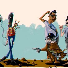 Estudio de personajes. Character Design project by Sebastian Londoño - 09.23.2021