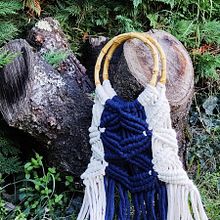 Mi Proyecto del curso: Diseño y elaboración de bolsos en macramé. Design, Accessor, Design, Arts, Crafts, Sewing, Fiber Arts, and Macramé project by sabrinagarcia64 - 09.23.2021