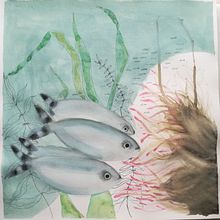 Mi Proyecto del curso: Ilustración de universos marinos en acuarela. Un progetto di Illustrazione tradizionale, Pittura, Pittura ad acquerello e Illustrazione naturalistica di Eva María Fernández Fagín - 23.09.2021