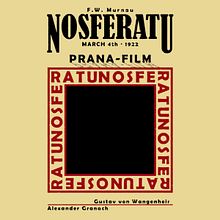 NOSFERATU: Reinterpretación del póster original.. Un proyecto de Animación, Tipografía y Motion Graphics de David López Suárez - 23.09.2021