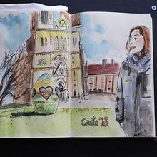 My project in Artistic Watercolor Sketching: Dare to Express Your Ideas course. Traditional illustration, Sketching, Creativit, Drawing, Watercolor Painting, and Sketchbook project by jesseanneb - 09.23.2021