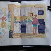 My project in Exploratory Sketchbook: Find Your Drawing Style course. Traditional illustration, Sketching, Creativit, Drawing, Watercolor Painting, Sketchbook, and Gouache Painting project by jesseanneb - 09.19.2021