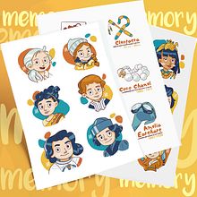 MEMORY MujeresConHistoria. Un proyecto de Ilustración tradicional, Diseño gráfico e Ilustración infantil de Ruth Martínez - 23.09.2021