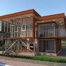 Mi Proyecto del curso: Diseño y modelado arquitectónico 3D con Revit. Un proyecto de 3D, Arquitectura, Arquitectura interior, Modelado 3D, Arquitectura digital y Visualización arquitectónica de Raúl Sender - 24.09.2021