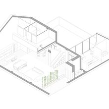 Proyecto de reforma interior en casa-estudio en una antigua nave industrial . Interior Architecture, Interior Design & Interior Decoration project by Iván Expósito Rausell - 09.26.2021