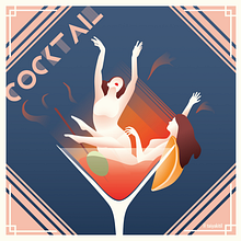 My project in Art Deco Style for Digital Illustration course. Un progetto di Illustrazione tradizionale, Belle arti, Design di poster  e Illustrazione digitale di Tilman Hauk - 24.09.2021