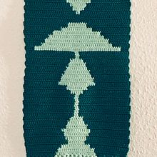 Mein Kursprojekt: Intarsia crochet: sticke eigene Wandteppiche. Decoração de interiores, DIY, e Crochê projeto de Sylvi H - 24.09.2021