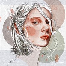 My project in Illustrated Portraits with Procreate course. Projekt z dziedziny Trad, c, jna ilustracja, Grafika wektorowa, Ilustracja c, frowa i Portret użytkownika mamaland - 24.09.2021