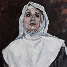 Mi Proyecto del curso: Retrato expresivo al óleo: explora la técnica alla prima. Projekt z dziedziny  Sztuki piękne,  Malarstwo i Malarstwo olejowe użytkownika Jose Puyelli - 24.09.2021
