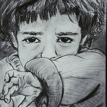 No temas pequeño.. Traditional illustration, Pencil Drawing, Portrait Drawing, and Fine Arts project by Nathan ZaGa - 09.24.2021