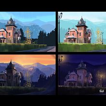My project in Lighting Principles for Digital Painting course. Un proyecto de Ilustración tradicional, Ilustración digital y Pintura digital de vinciane.decamps - 24.09.2021