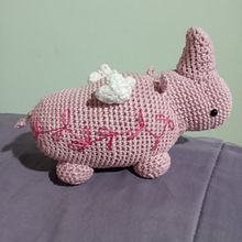 Mi Proyecto del curso: Diseño y creación de amigurumis- RINOCERONTE. Arts, Crafts, To, Design, Fiber Arts, DIY, Crochet, and Amigurumi project by Zenaida de Montero - 09.23.2021