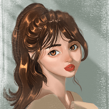 My 2nd project in Powerful Female Characters. Digital Drawing project by Rayyan Alyammahi - 09.21.2021