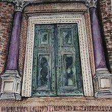 Serie de Puertas del Mundo. Architecture, Painting, and Sketchbook project by Alessandro GR - 08.29.2021