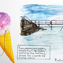 Sweden travelbook. Watercolor Painting project by Timmermans Jolanda - 09.25.2021