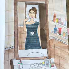 Mi Proyecto del curso: Sketchbook para explorar tu estilo de dibujo. Traditional illustration, Sketching, Creativit, Drawing, Watercolor Painting, Sketchbook, and Gouache Painting project by beltxa02 - 09.23.2021