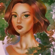 my first Karmen Loh course project . Traditional illustration, Portrait Drawing, Drawing, Digital Drawing, Digital Illustration, and Artistic Drawing project by Rafaela Silva Dantas - 09.25.2021
