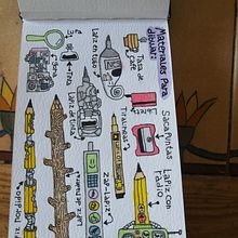 Mi primer Sketchbook/ My first Sketchbook. Projekt z dziedziny Trad, c, jna ilustracja, Sketchbook, R, sunek ołówkiem,  R i sunek użytkownika anitacarstens - 26.09.2021