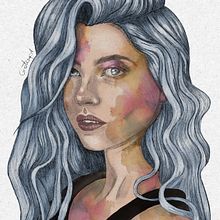 My project in Illustrated Portraits with Procreate course. Traditional illustration, Vector Illustration, Digital Illustration, and Portrait Drawing project by Sia Ts - 09.26.2021